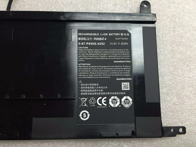 SupStone NEW OEM P650BAT-4 battery for Sager NP8650 for Clevo P650SA P650SG P651RE P651SG P671RG for Hasee Z7 Schenker Xmg P505