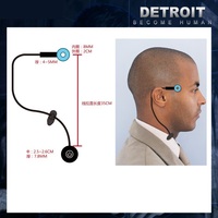 Detroit: Become Human Ring Circle Head LED Props Cosplay Connor RK800 Wireless Temple LED Light Kara State Scintillation Lamp
