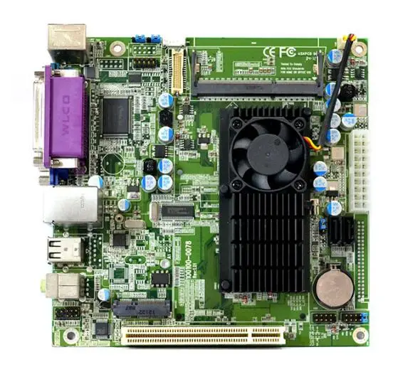 Imagem -02 - Original Mini-itx Mainboard para Intel D425 Cpu Ipc Sbc Embutido Placa-mãe com com Lan Lpt ps para Pos Novo