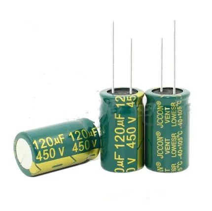 New Original High Frequency and Low Resistance 450V 120UF 120UF 450V Electrolytic Capacitor  volume 18*30  best quality