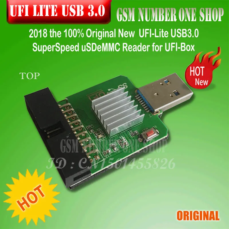 

ORIGINAL NEW UFI-Lite USB3.0 SuperSpeed uSD/eMMC Reader for UFI-Box