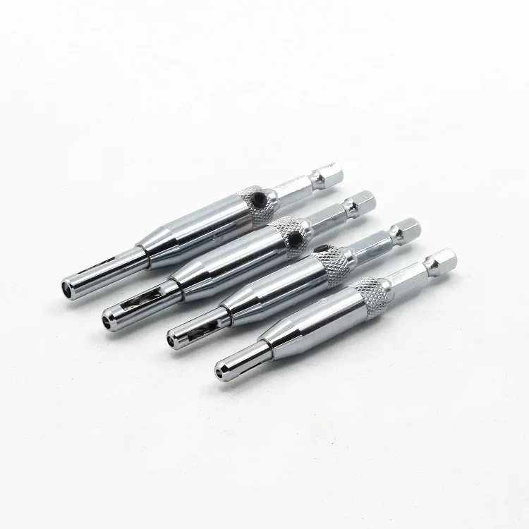 Professional 5/64" 7/64" 9/64" 11/64" Doors Windows HSS Self-Centering Hinge Wood Woodwork Reaming Drill Bits Cabinet Tool Set