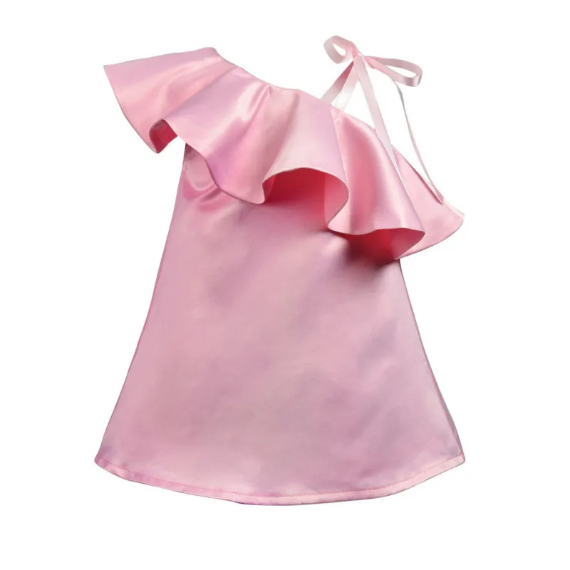 Infant Dresses Pink Suspenders Dress Pink Princess Dress Christening Gowns 1 Year Birthday Party And Wedding Girls Clothing