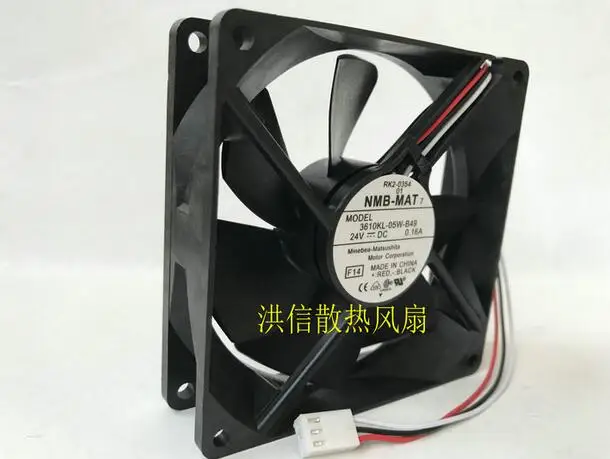 The original NMB 3610KL-05W-B49 DC24V 0.16A 902592253 wire converter cooling fan