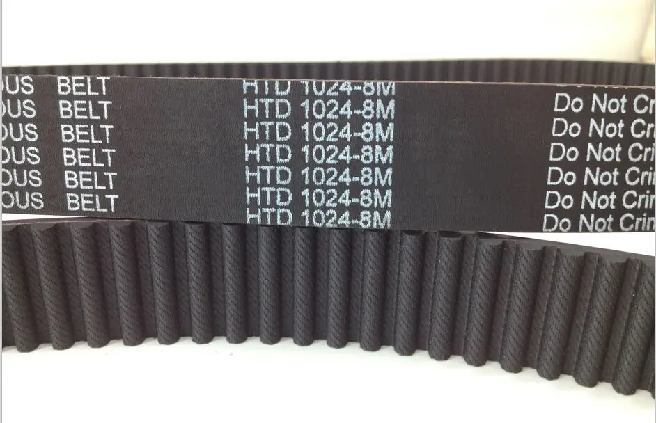 free shipping 1024-HTD 8M-10 Timing belt length 1024mm 1036mm 1040mm width 10mm pitch 8mm teeth 128 Rubber