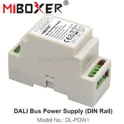 Miboxer DIN Rail DALI Bus Power Supply DL-POW1 DC16V 4W Max250mA AC 110V 220V DALI RGB CCT LED Strip Downlight Transformer
