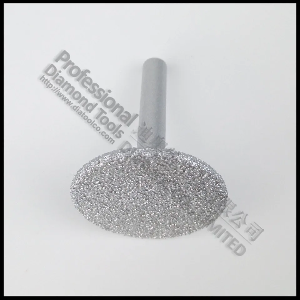 DIATOOL 4 sztuk średnica 30mm próżniowe lutowane diamentowe tarcze z 6mm shank, profesjonalna jakość dla do cięcia i szlifowania diament młyn