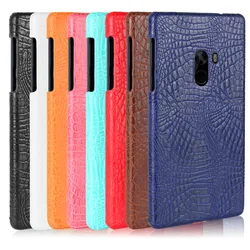 For Xiaomi Mix 1 Case Crocodile Grain Hard PC+PU Leather Surface Back Cover Hard Case for Xiaomi Mi Mix Mimix1 Phone Hard Cover