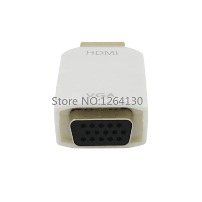 Adaptador de HDTV a VGA con Cable de Audio, convertidor de 1080p HD a VGA macho a hembra para PC/TV/Xbox 360 PS3