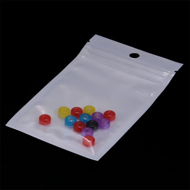 100Pcs self sealing zipLock bags 8x13cm/packaging bags top ziplock bag,clear style