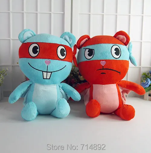 Happy Tree Friends Plush Dolls HTF Splendid & Splendont Toys 38cm Pillow Anime Cosplay for Gift