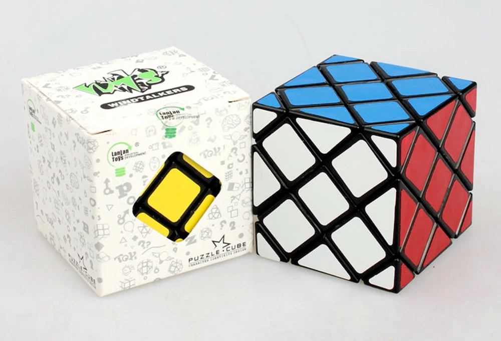 Lanlan Abs 56Mm 4X4X4 Master Skew Cube Speed Magic Cube Puzzel Game Cubes Educatief Speelgoed voor Kids Kinderen Verjaardagscadeau