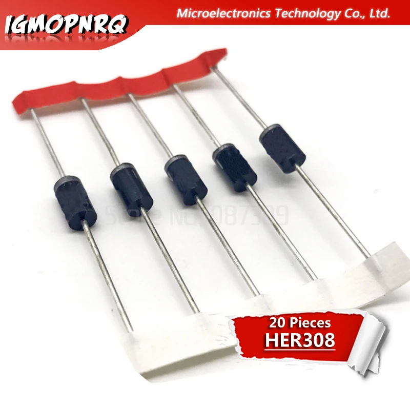 20PCS HER308 3A 100…