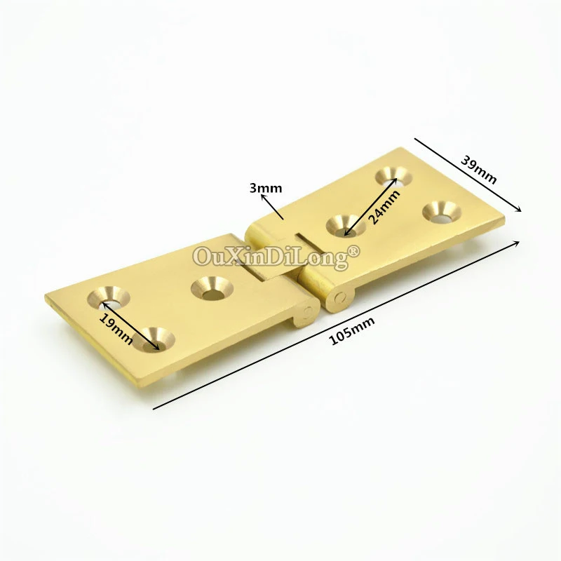 

Новые 8 шт. петли из цельной латуни для столешниц, шкафов и мебели, складные, с винтами