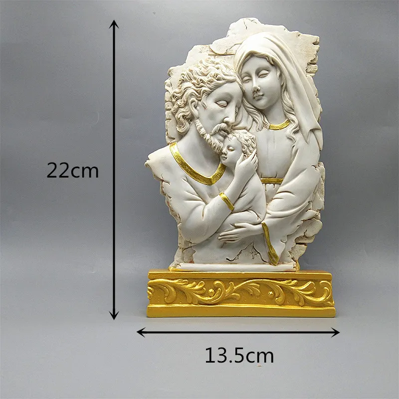 Catholic Holy Family Three Silicone Mould Fondant Mould Resin Gypsum Chocolate Candle Candy Mould Free Shipping