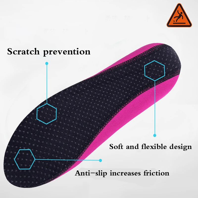 Diving Socks Coral Shoes Water Shoes Quick-Dry Non-slip Snorkeling Socks Swim Socks Surf Beach Socks Neoprene Bottom Swimm Shoes