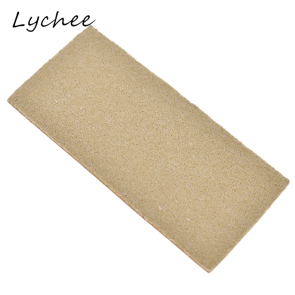 Lychee 20pcs Classic Brown Artificial PU Leather Garment Tags Label DIY Craft Sewing Bag Pants Decor Cloth Markers