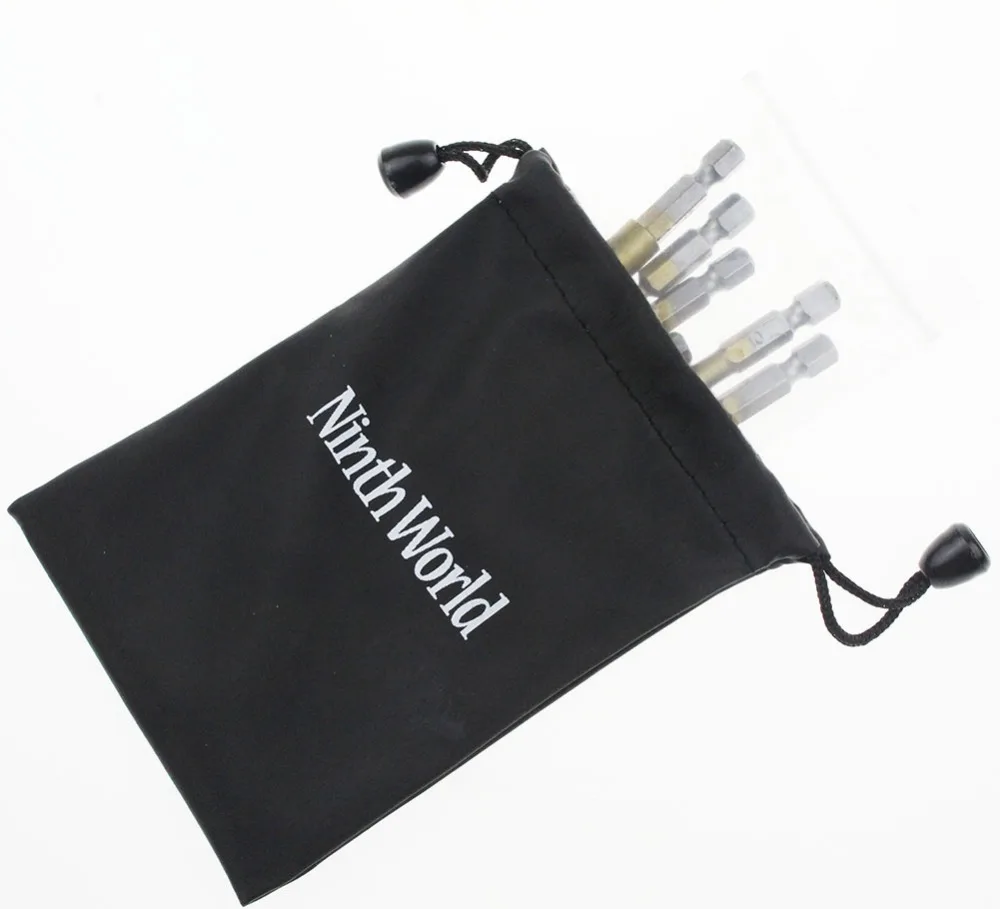 Dunia Kesembilan 6 Buah Set Mata Bor Kaca Karbit Disemen 4MM - 12MM Mata Bor Lapis Titanium Mata Bor Aksesoris Sudut