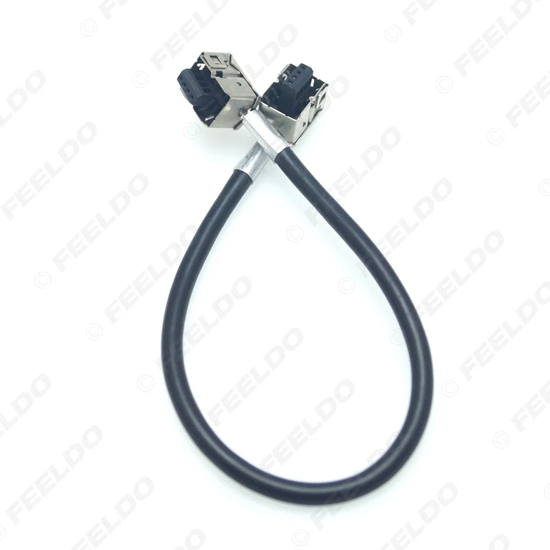 FEELDO 1PC Car HID Bulb Wire Harness Connector For Mitsubishi D3S/D3R/D3C Xenon Ballast Headlamp Light Bulb Wire Relay Cable