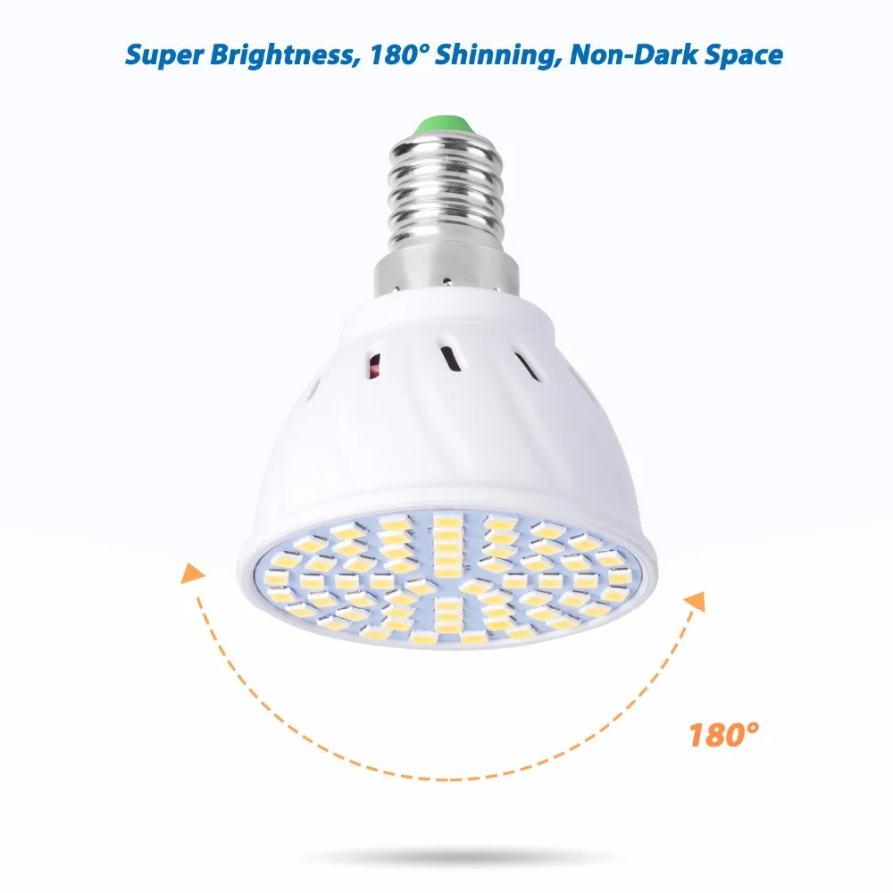 6PCS GU10 LED Bulb E27 3W 5W 7W LED Spot Light 220V LED Lamp MR16 Spotlight E14 Light Bulb GU5.3 Ampoule B22 Bombillas SMD 2835