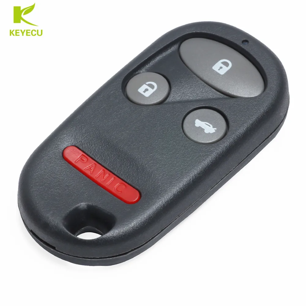 KEYECU New Keyless Entry Remote Car Key Fob 3+1 Button for Honda CR-V 2002-2004 OUCG8D-344H-A