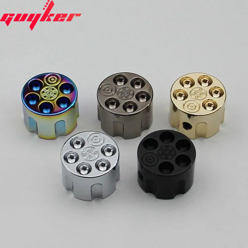 1 Piece Metal Pure copper Potentiometer Knob Inner Diameter 6MM For Electric Guitar or Bass In Five Colors