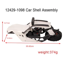 Wltoys RC ricambi auto 12429-1098 Car shell Assembly 12429 Cover Shell skin