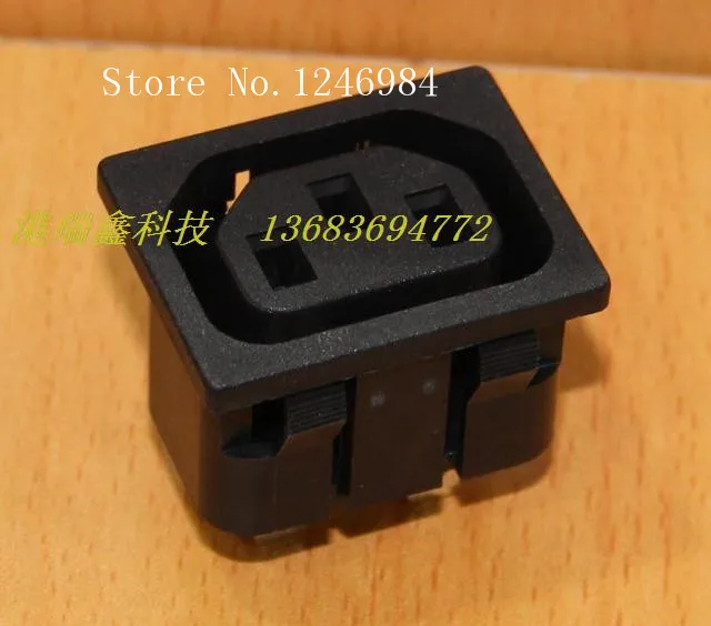 [SA]STEADY AC outlet AC power connector socket outlet cassette three-hole Jack 2108-PQ--100PCS/LOT