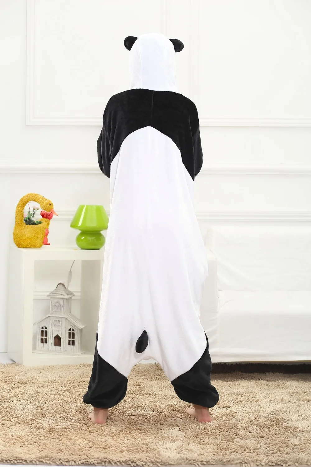 Kung Fu Panda Sleepwear Pajamas Anime Cosplay Costume Flannel Pijama Warm Winter Night Wears Pajama Sets