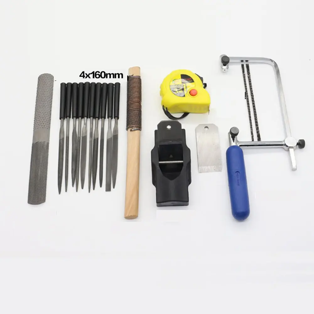 Coping Saw Handsaw Fretsaw Plane Rasp Needle File Kit Mixed Tool Set