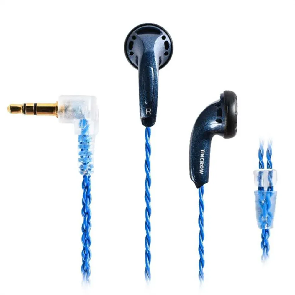 100% Original YINCROW RW-9 3.5mm In-ear Earphones flat head earbuds professional fever HIFI Bass Sound Quality Earphone