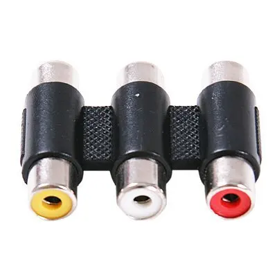 50 Pcs 3 Way Rca Fe…