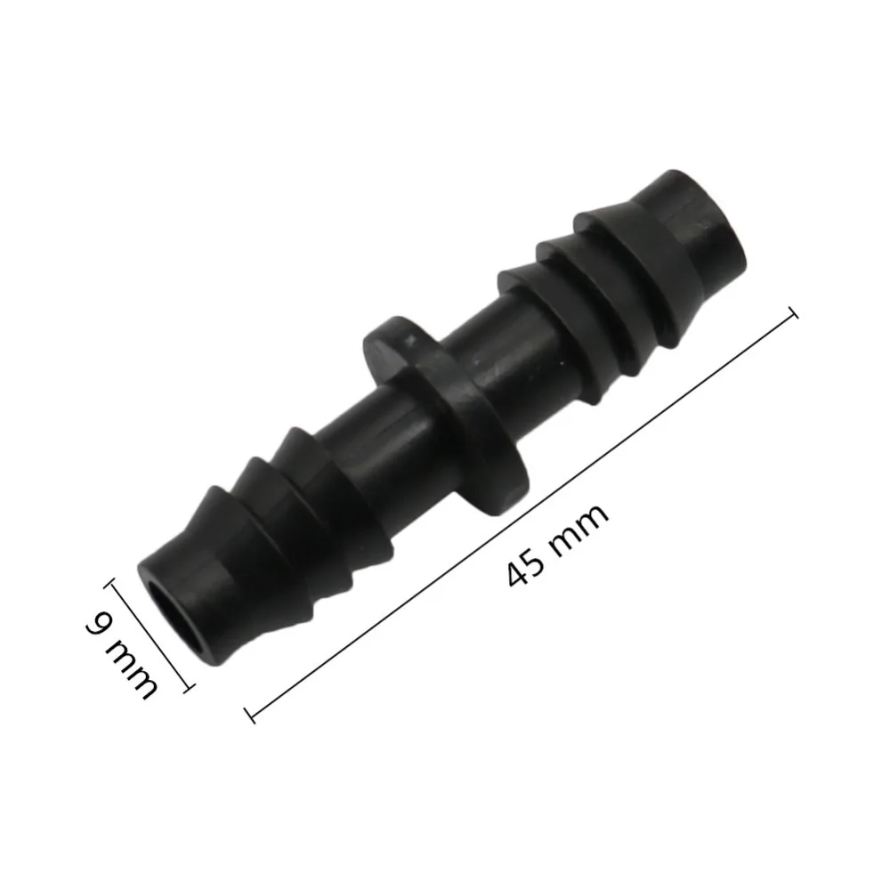 3/8 Inch Hose Straight Connector Water Pipe Connector for Garden Drip Irrigation 8/11mm Hose Tubing Fitting 10 Pcs