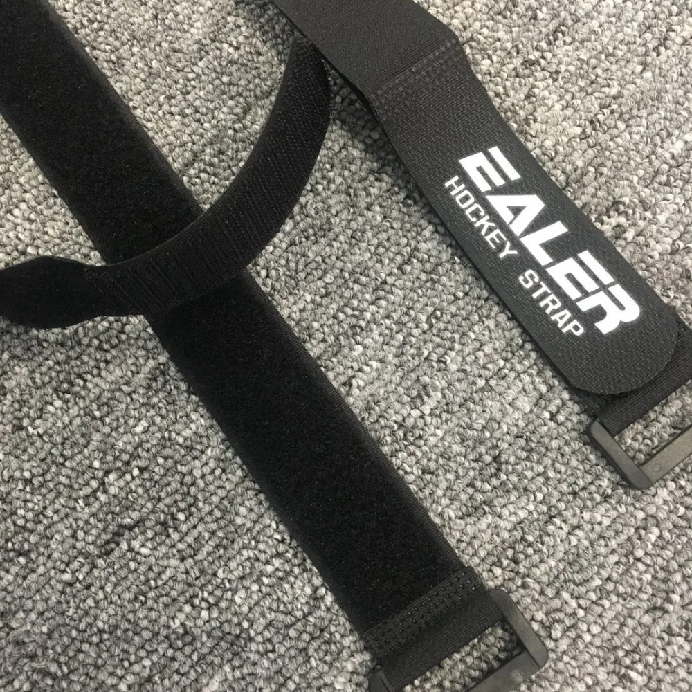 EALER HAS100 Heavy Duty Hockey Shin Straps (2 Pairs) for Easy Use