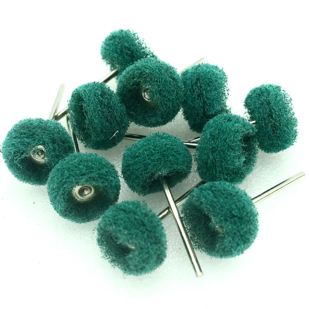 

50pcs Mini Brush Scouring Pad Abrasive Wheel 22mm Electric Grinder Dremel Drill Tool Accessories