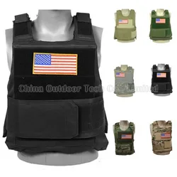 FBI Police SWAT kamizelka wojskowa Molle Combat Strike Plate Carrier kamizelki Paintball kamizelka kuloodporna polowanie szkolenia kamizelka taktyczna