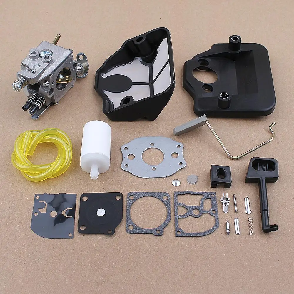 Filtro Aria carburatore Carb Kit Per Husqvarna 36 41 136 137 141 142 Motosega 530071987 530019172 530035482 Zama C1Q-W29E