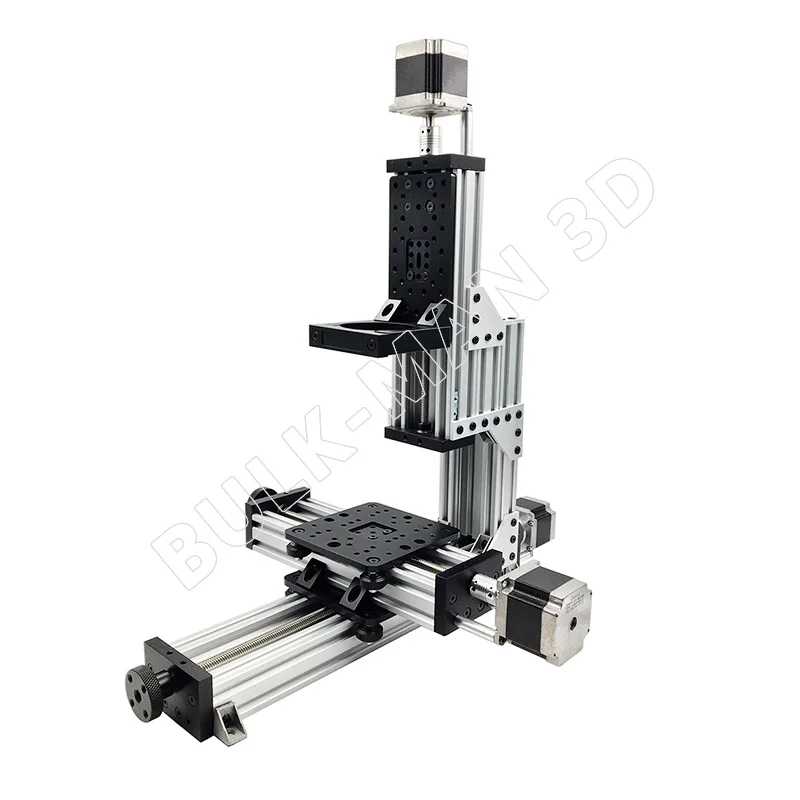 Imagem -02 - Máquina Cnc Minimill Kit Mecânico Eixos Fresagem Faça Você Mesmo Quadro de Gravador 1.26n.m Motores Nema23 Stepper 20 Bulkman3d