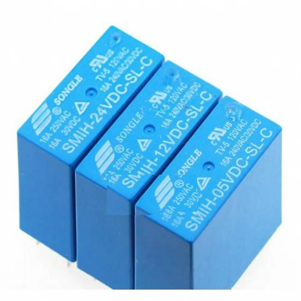 SMIH-05VDC-SL-C SMIH-12VDC-SL-C SMIH-24VDC-SL-C 05 12 24 V Relays 16A 250V 8pin A Set Of Conversion New Original 10pcs/lot