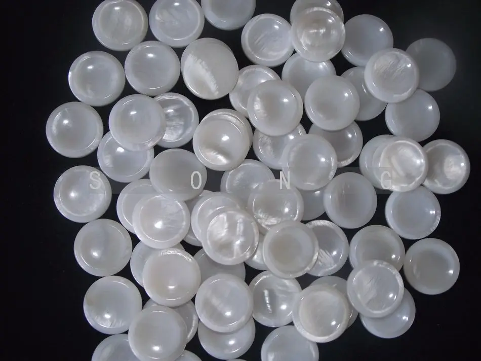 

100 pcs Trumpet KEY BUTTONS inlays real pearl