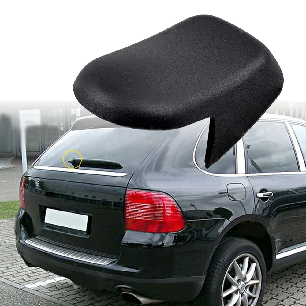 Couvercle de capuchon de commutateur de déverrouillage de trappe de bras d\'essuie-glace arrière, noir, style de voiture, 2002-2010