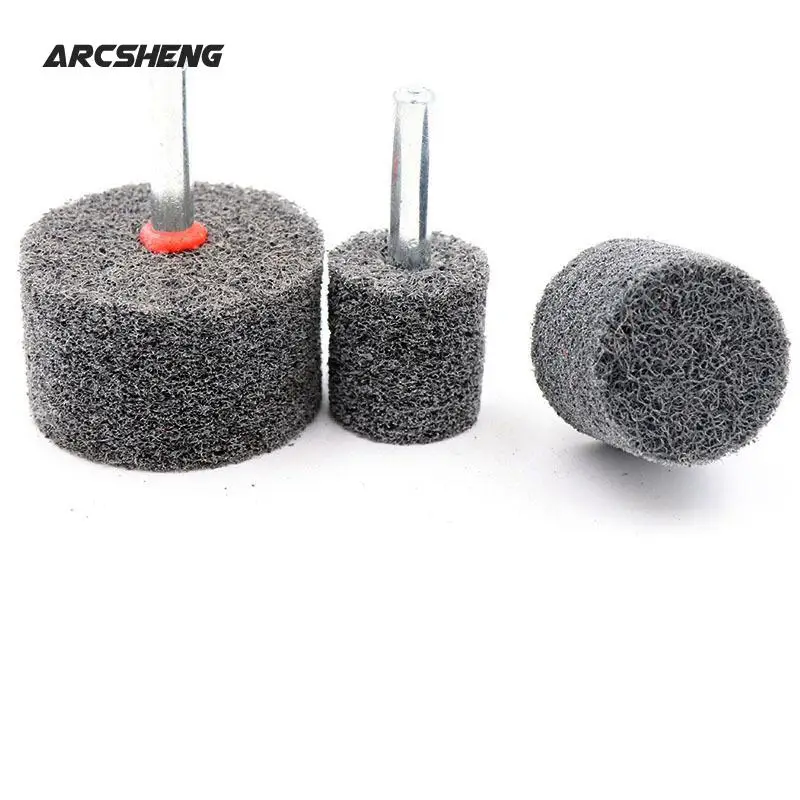 Tête de meulage en Fiber de Nylon, tige de 6mm, tête de meulage à montage spécial pour moule, finition, polissage, outils rotatifs, 1 pièce