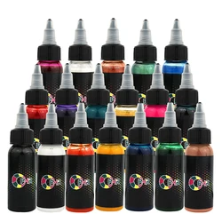 OPHIR Body Paint Inks Airbrush Temporary Tattoo Pigment 30ML/Bottle 18 Color Common Ink Pigments for Choosing_ TA053