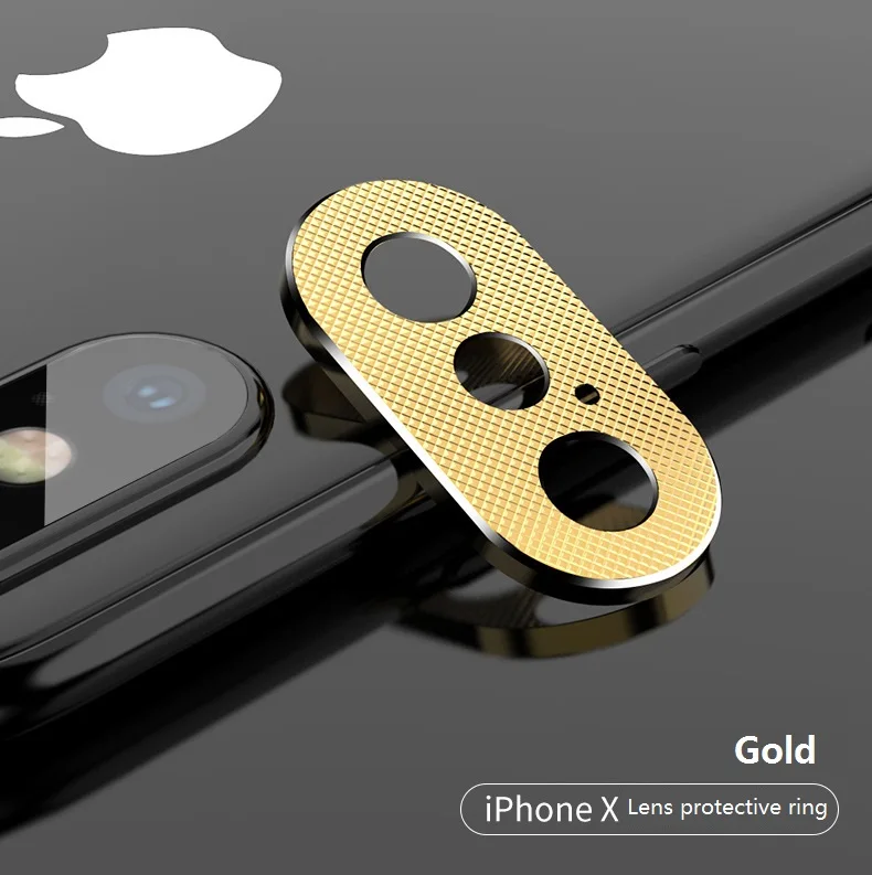For iPhone X Ultra thin Aluminum Alloy Lens Cover Shutter Magnet Slider lens Camera Cover Phone Lens Privacy Sticker