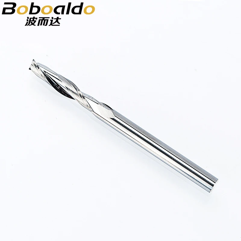 2pc/set 3.175mm 2 Flute Spiral Milling Cutter CNC router bit for wood Acrylic PVC MDF End Mill Tungsten Carbide Good