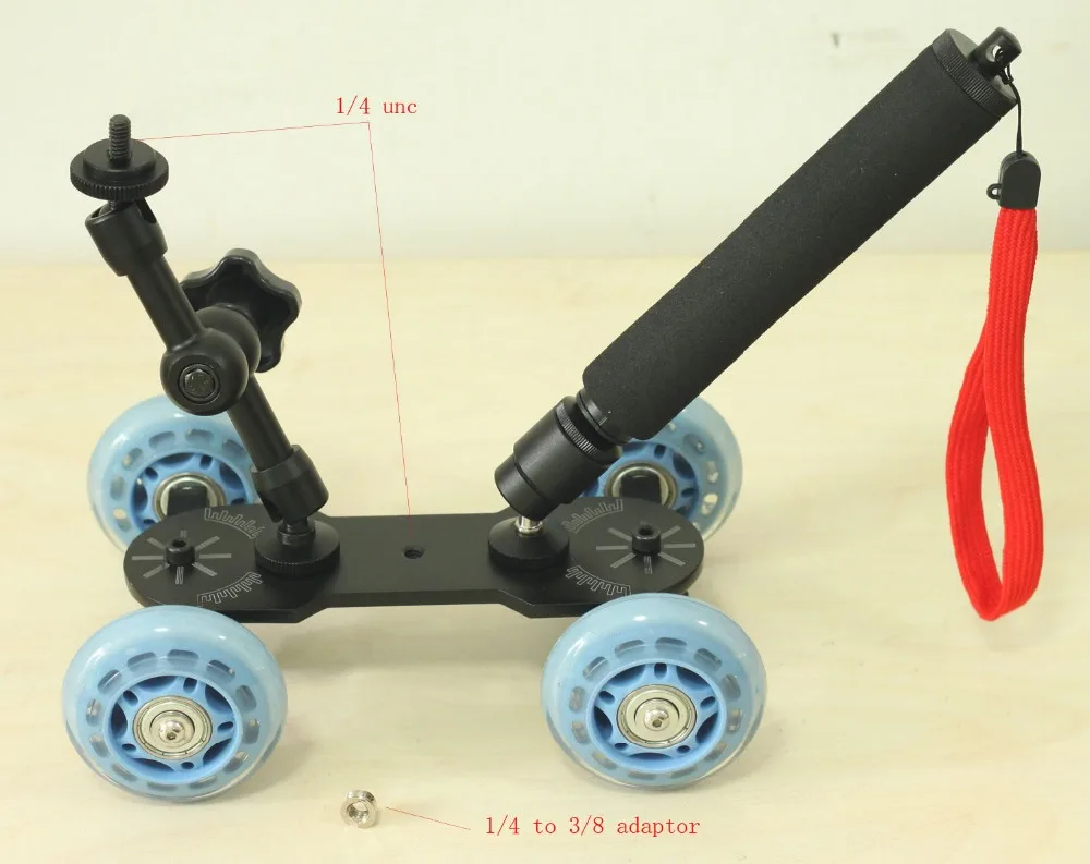 

new Professional Skater Dolly for Digital SLR Cameras &Video Camcorders tripod