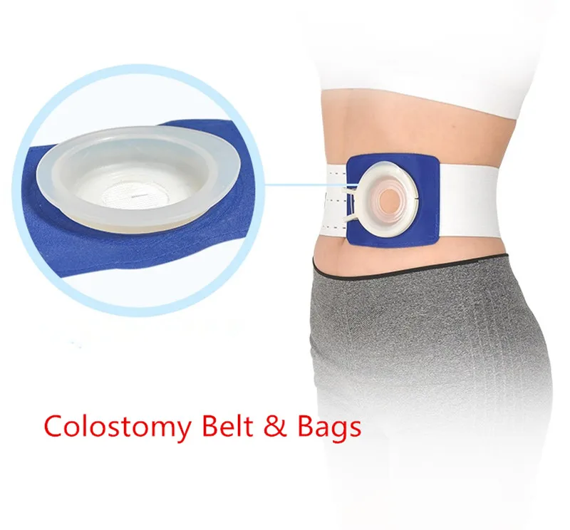 Colostomy Bags Ostomy Belt Drainable Urostomy Bag after Colostomy Ileostomy Pouch Ostomy Belt with Bag