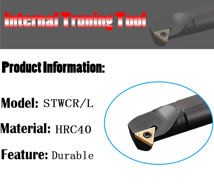 S10K-STWCR11 Schaumwerkzeughalter, 60-Grad-Innendrehwerkzeuge, Bohrstange, Drehwerkzeuge, Schaumhalter für CNC-Maschine – Detail 1