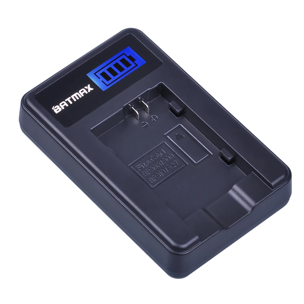 1pc BP-828 BP 828 BP828 LCD Display USB Battery Charger for Canon VIXIA GX10 HFS30 HF20 HG20 G30 G40 XA20 XA25 HFM300