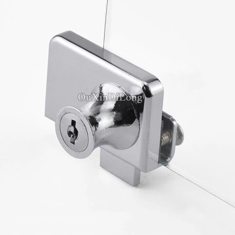 Express Shipping 50Sets Glass Cabinet Cam Locks Shopping Malls Showcase Display Cabinet Locks